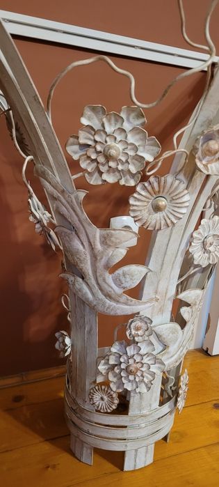 Suport chiuvetă / măsuță hol intrare, art deco, fier forjat