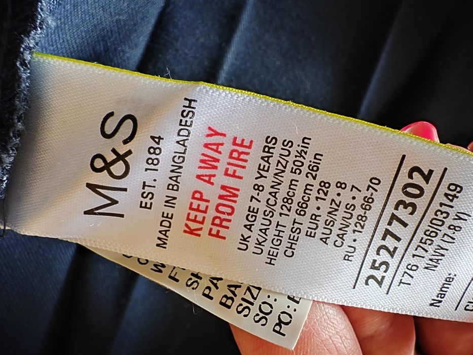 Школьный сарафан синий