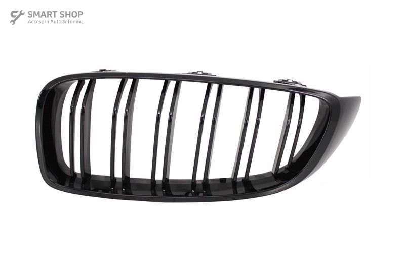 Bara Fata cu Grile Negru Lucios BMW Seria 4 F32 Coupe F33 Cabrio F36 G