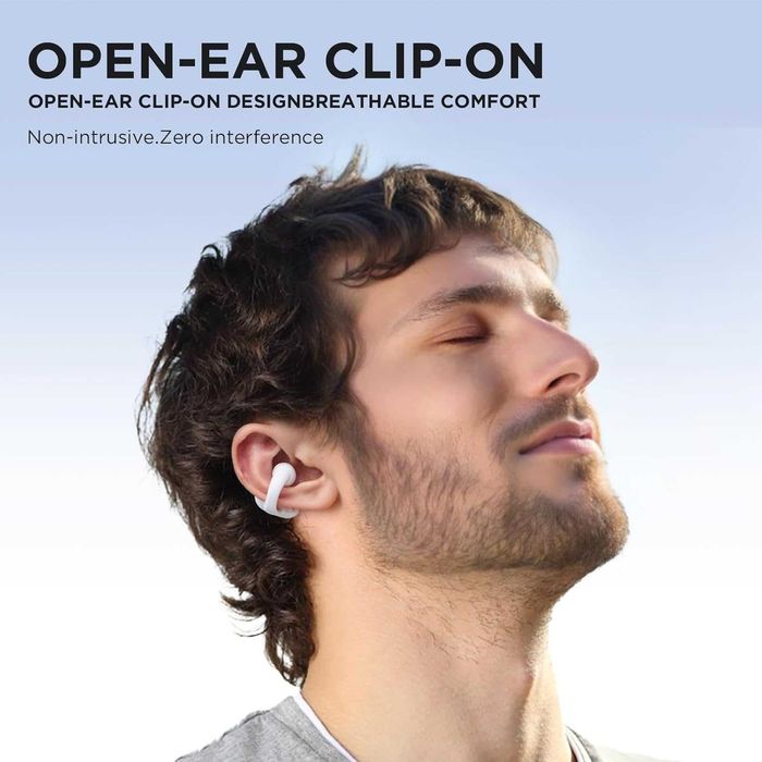 Безжични слушалки Sanag с Bluetooth 5.3 с калъф, iPhone и Android