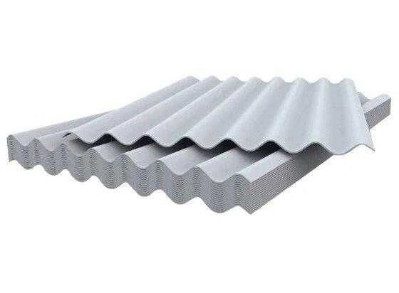 Шифер рифленый  цветной в ассортименте