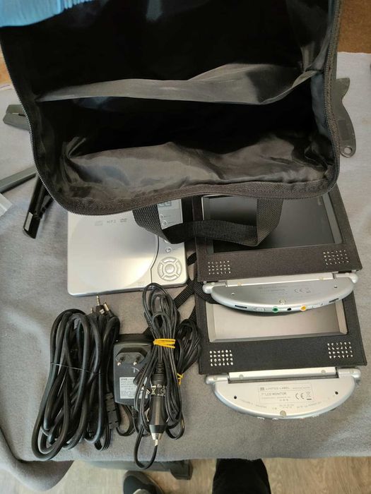 DVD Player dual display auto DVD Twin 700 set complet