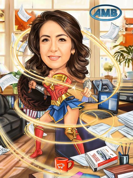 Карикатура по снимка – оригинален подарък за 8 март