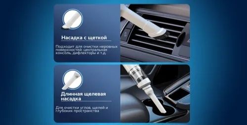 Пылесос для автомобиля для дома  беспроводной вертикальный белый