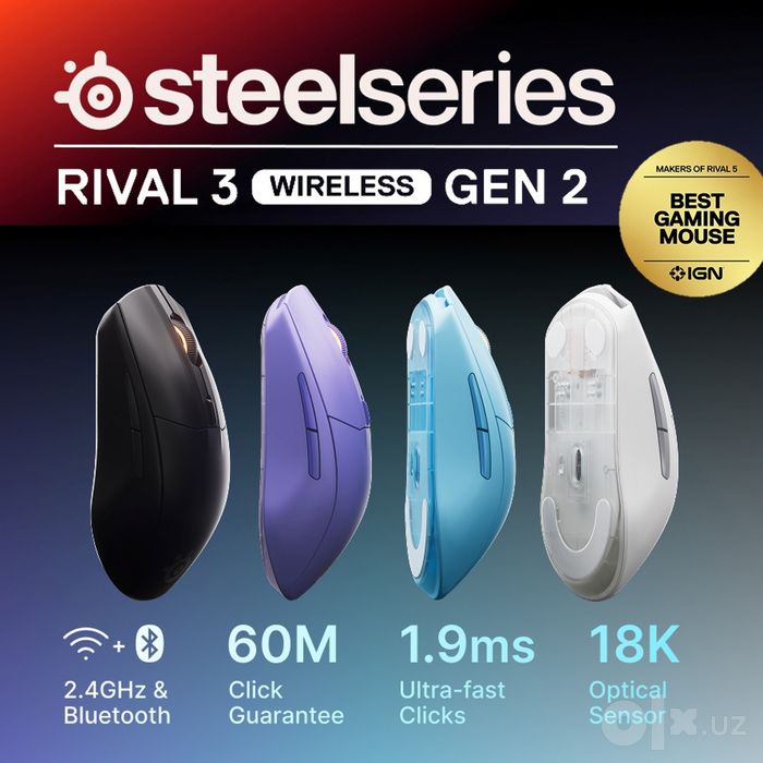 Steelseries rival 3 Gen2 wireless Беспроводная мышка/мышь