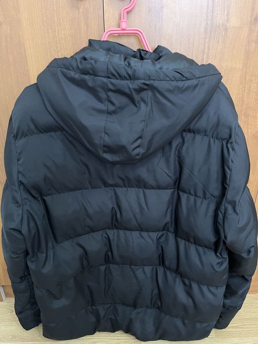 Мъжко черно зимно яке-Nike