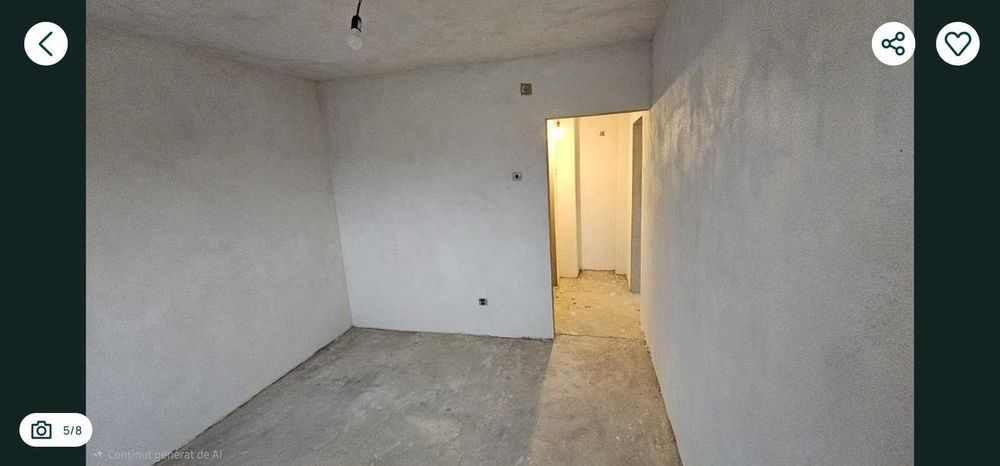 Apartament 2 camere semidecomandat 60 mp