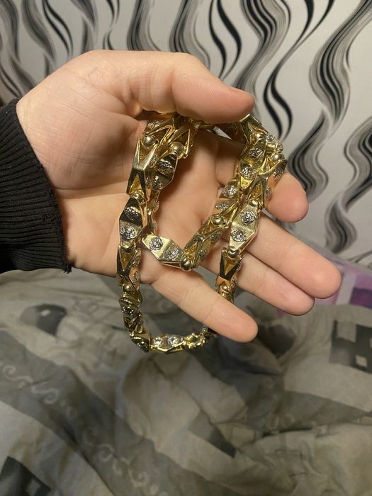 Позлатен ланец 165гр нов