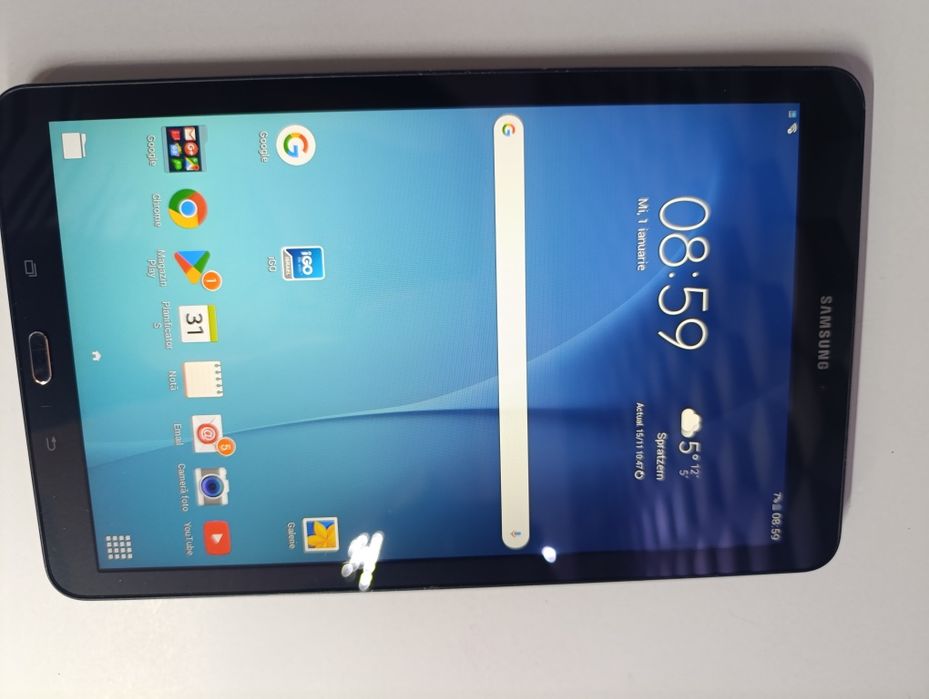 Tableta Samsung tab E 10 inch cu soft Igo Europa completa 2026 tir și mașină