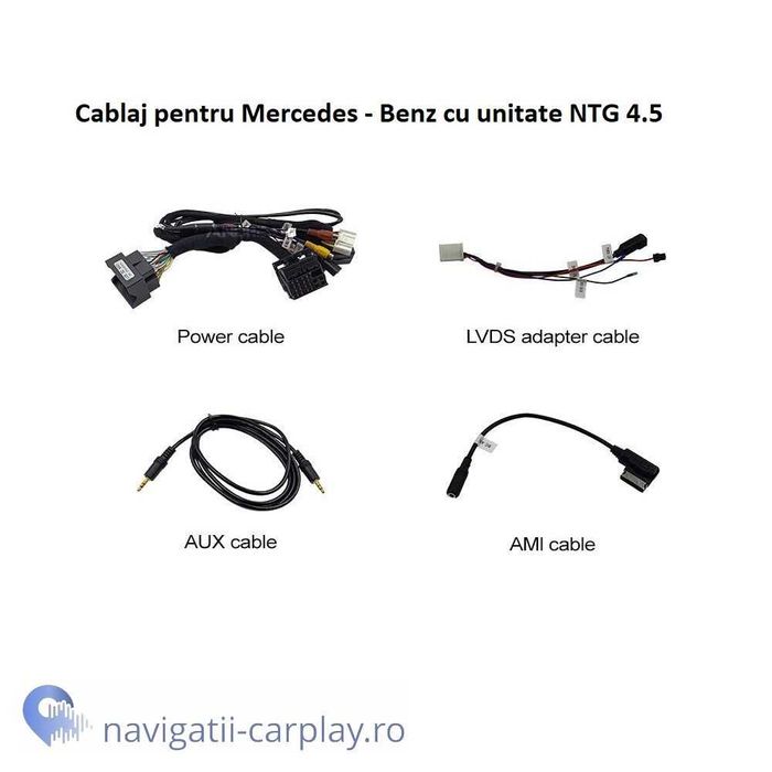 Ecran mare cu Apple CarPlay / Android Auto Mercedes Benz E Class W212