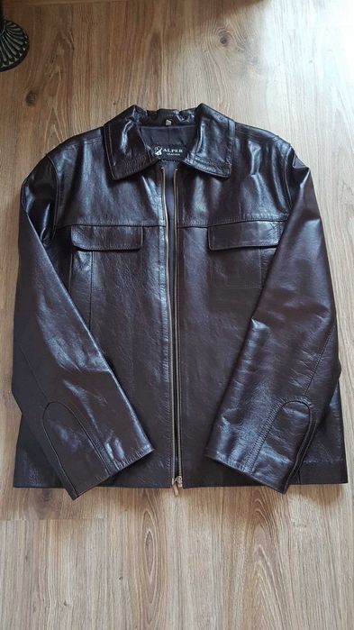 Яке от 100% Естествена Кожа "Alper Leather" - като ново, размер "Л"