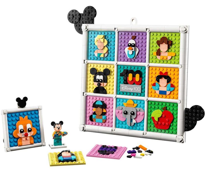 Ново Lego Disney - 100 години анимационни легенди от Disney (43221)