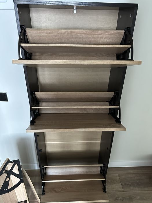 Обувница шкаф комбинированный