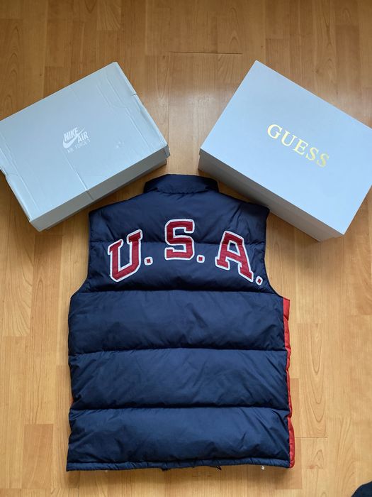 Polo ralph lauren vintage rare big piny puffer vest
