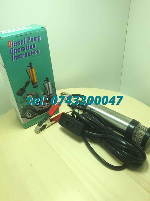 Pompa Submersibila La 12v Ptr Motorina Apa Ulei 12litriminut Din In