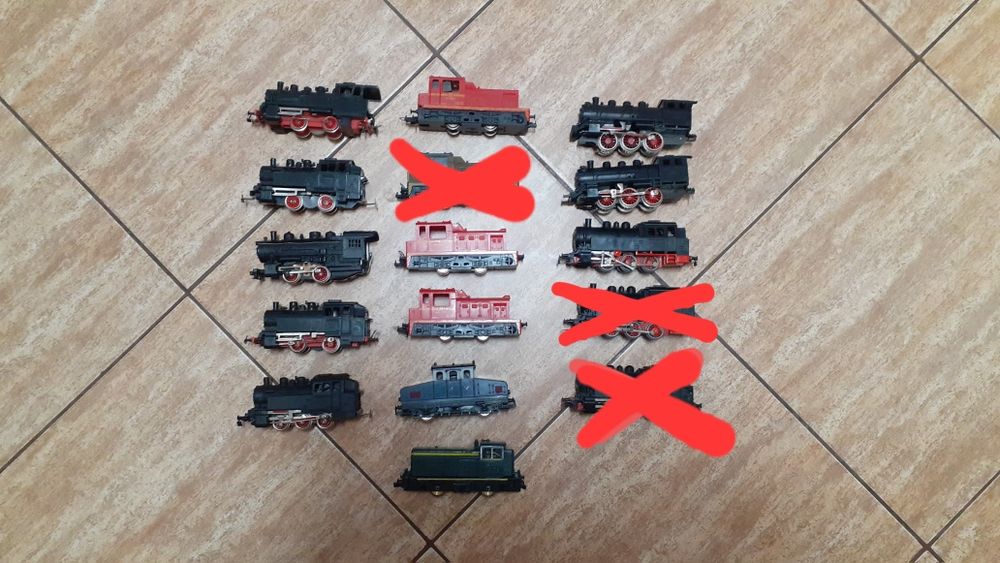 Locomotive trenulet electric scara HO