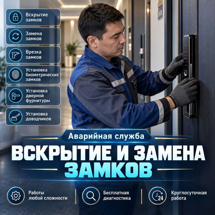 Врезка дополнительного замка,вскрытие квартир,замена механизмов,ремонт