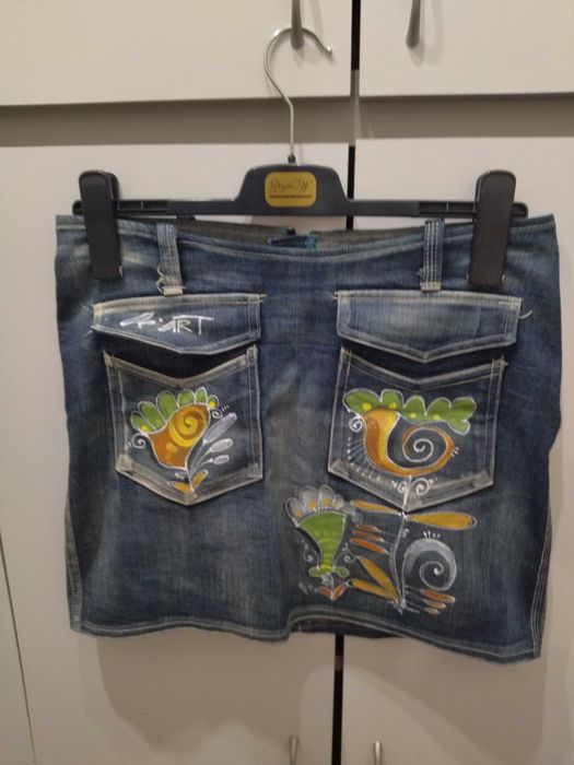 Сет от дънкова пола и блуза