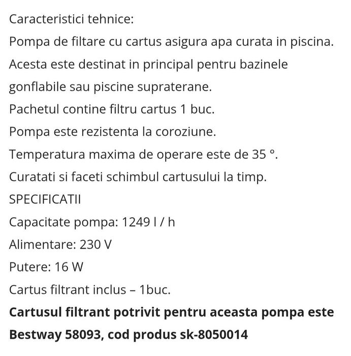 Pompa pentru piscine