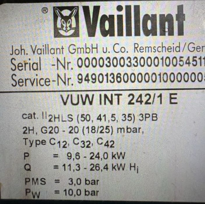 Vând centrala  Vaillant
