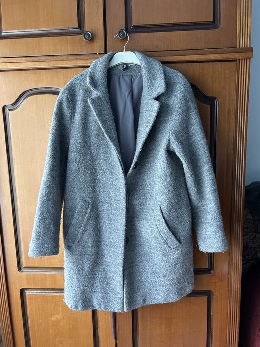 Palton de primvara-toamna gri