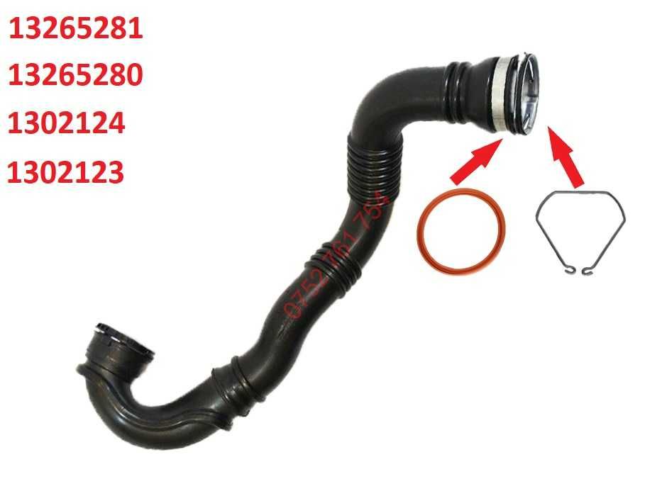 2015-2019 VAUXHALL CORSA E 1.0 PETROL TURBO B10XFL INLET INTERCOOLER Hose 39040481
