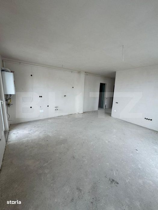 Apartament semifinisat, finisaje la cerere, terasa, parcare, lift, zon