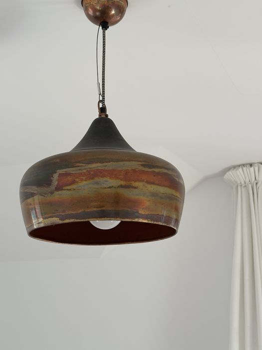 2 Candelabre si 3 Lustre de arama Italia