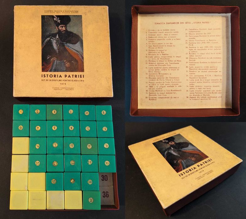 Retro-Proiector DIAFILME ANIA functional si LOT-uri de DIAFILME pt copii. Anii '80 Povesti, Povestiri Basme Educative Istorice in Stare Foarte Buna
