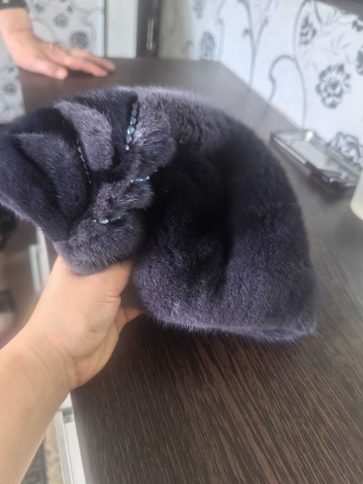 Натуральный норковый шапка