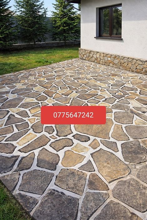 Piatra naturala de munte si montaj profesional