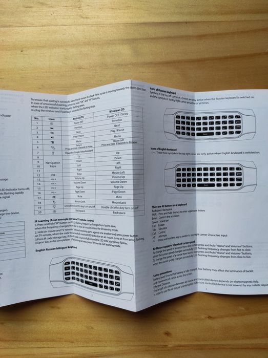 Дистанционно със мишка и гласово търсене за ТВ бокс, Андроид и PC