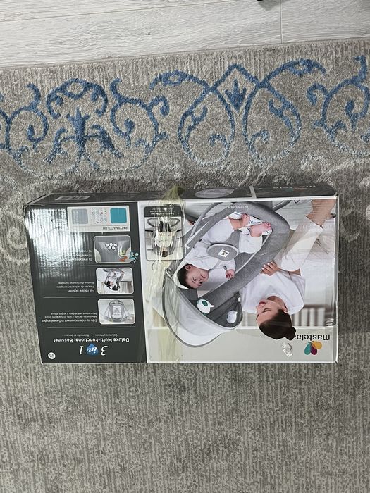 Укачивающий шезлонг mastela