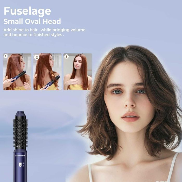 Atopskins Air Styler 6-в-1 стилизатор за коса с кръгла четка 1