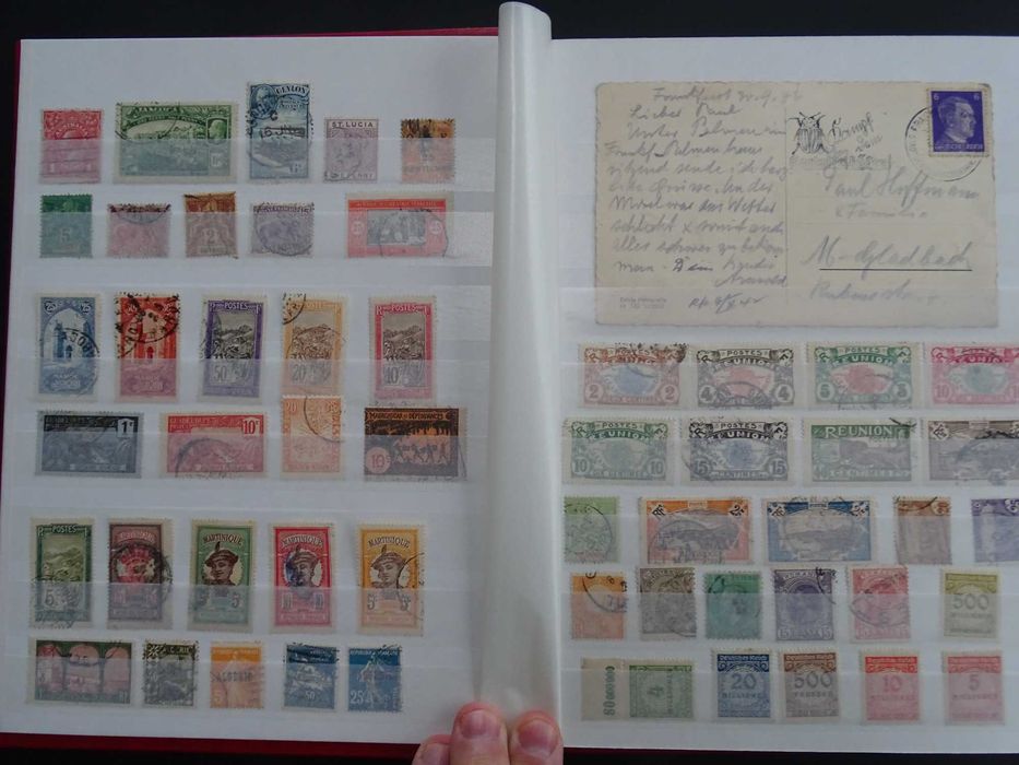 Clasor cu timbre Vechi/Colonii , stamp si nestamp (Lot 71)