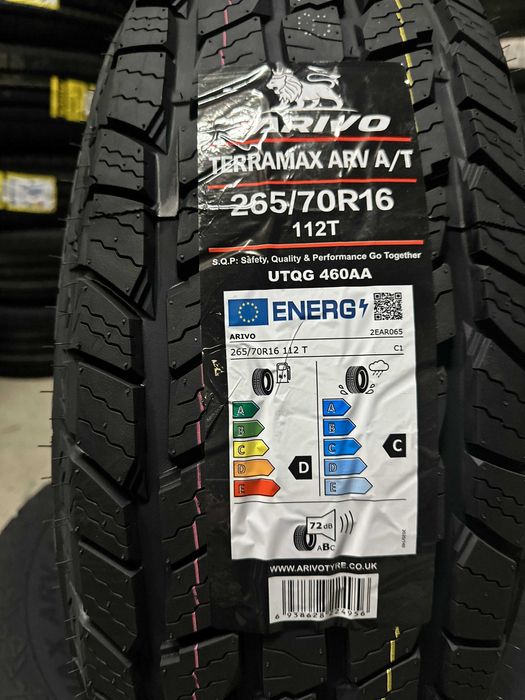 Нови джипови гуми ARIVO TERRAMAX ARV A/T 265/70R16 112T БОРД 2657016