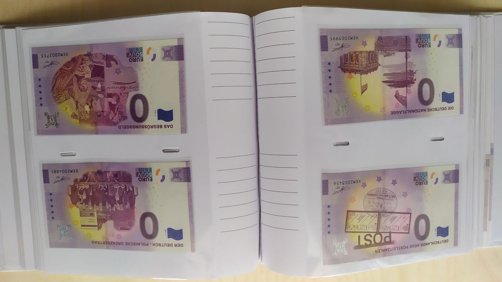 Колекция сувенирни банкноти 0€