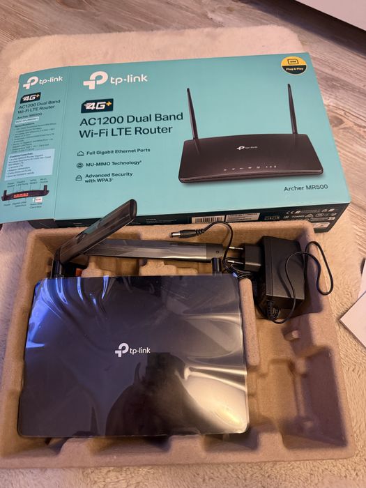 Router Wireless TP-Link Archer MR500 4G+ Cat6 AC1200