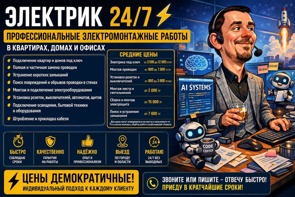 Электрик срочно не дорого