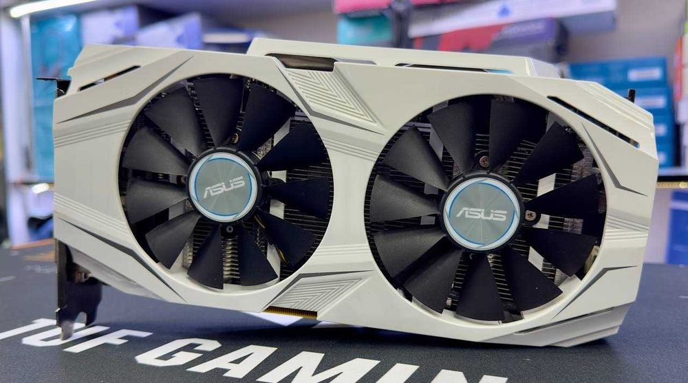 Продается б/у видеокарта ASUS DUAL OC GTX1060 6GB WHITE