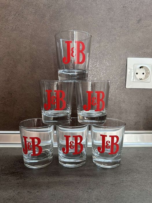 Чаши Baileys, Famous grouse, Jack Daniels,  Fuze tea, J&B