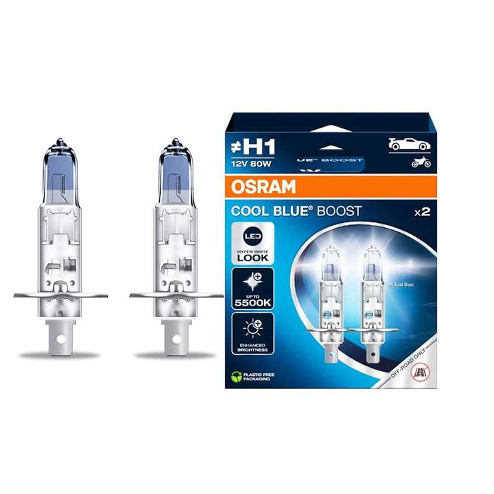 Автомобилни крушки OSRAM COOL BLUE BOOST  H1,H4,H7,H11,HID(XENON)