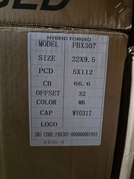 22цола BMW 5x112 БМВ 5х112