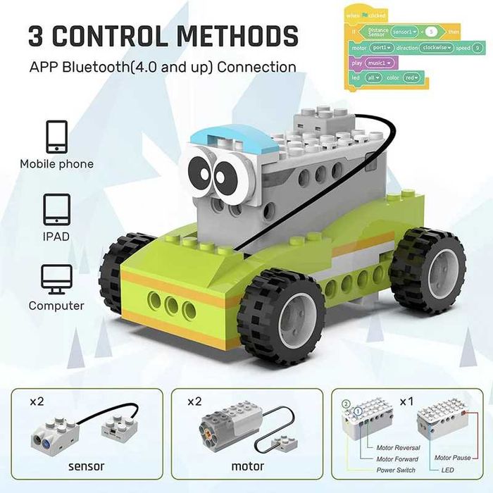 Обучающий Конструктор Makerzoid Robot Master Premium более 600 деталей