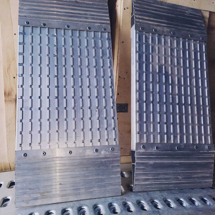 Rampe din aluminiu, 85x35 cm