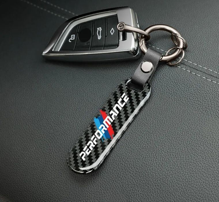 Луксозен ключодържател bmw performance carbon