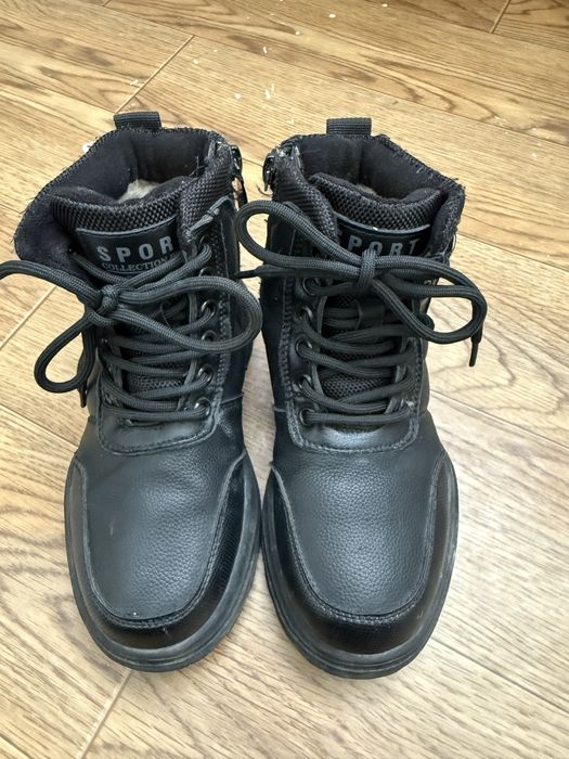 Зимние ботинки для мальчика, 28 размер, б/у