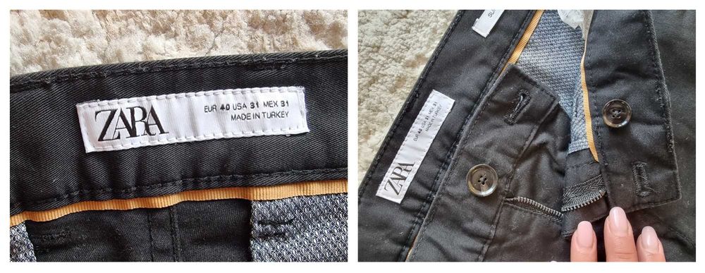 Pantaloni lungi Zara barbati, marimea 40, noi