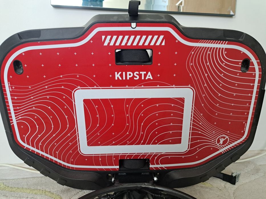 Преносим баскетболен кош за стена set k900, червен