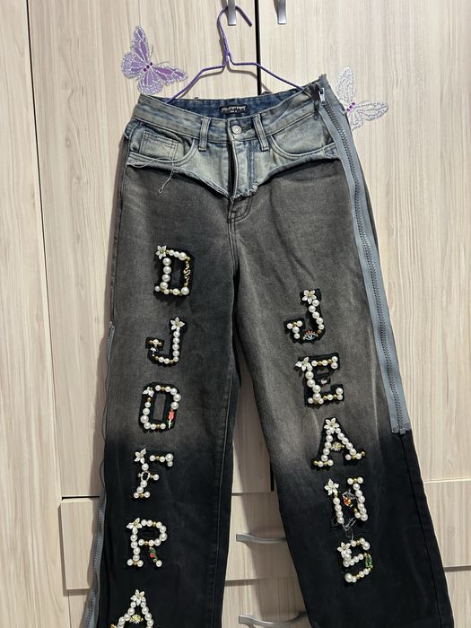 Дамски дънки на марката djofra носени 2,3 пъти